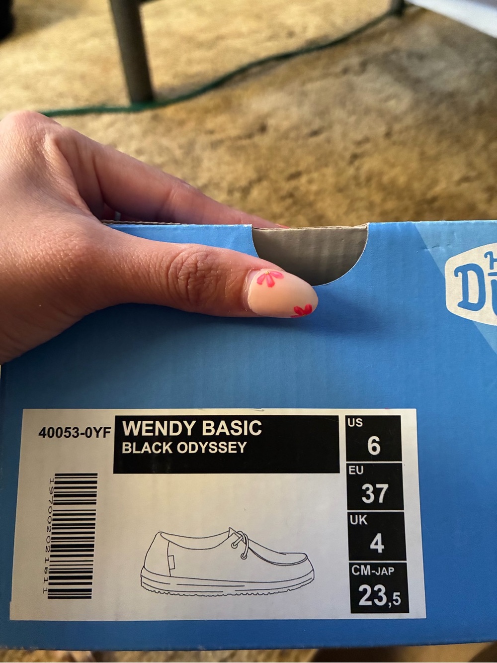 Hey Dude Wendy Basic Black Odyssey Women's Shoes